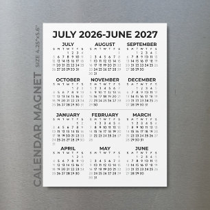Basis Eenvoudige 2026-2027 Schooljaar Agenda Magne