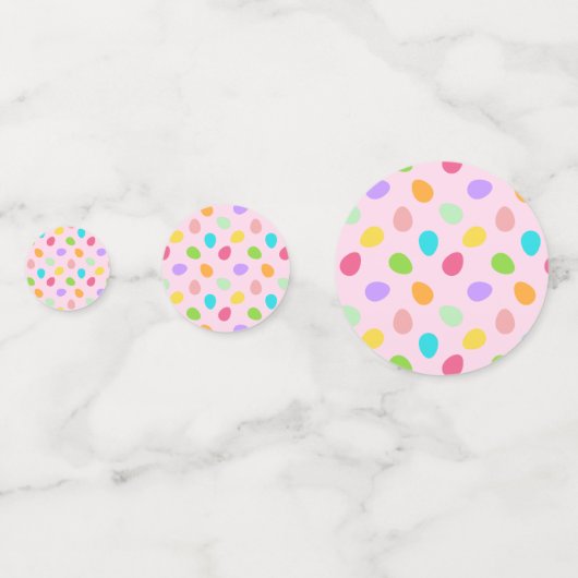 Basis Ei Roze Confetti (Achterkanten)