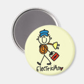 Basis-elektricienoverhemden en -cadeaus magneet (Voorkant / Achterkant)