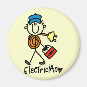 Basis-elektricienoverhemden en -cadeaus magneet