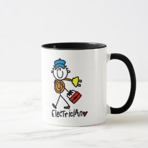 Basis-elektricienoverhemden en -cadeaus mok