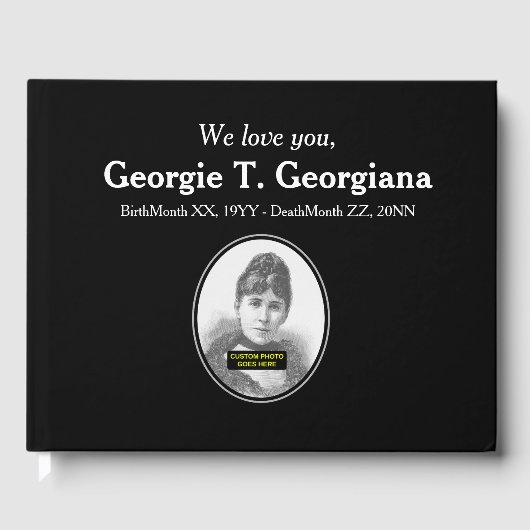 Basis- en Gepersonaliseerd sympathiecursus Gastenboek (Voorkant)