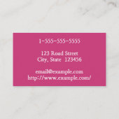 Basis- en pediatrisch Visitekaartje (Achterkant)