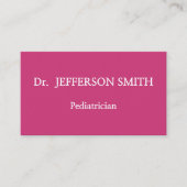 Basis- en pediatrisch Visitekaartje (Voorkant)