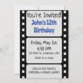 Basis Filmstrook Uitnodiging (Voorkant)