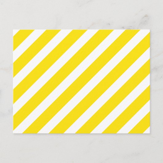 Basis Gele Streep 1 Briefkaart (Voorkant)