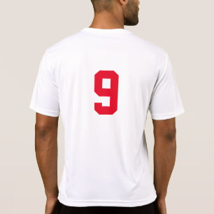 Basis Genummerde T-shirt voor teamspelers