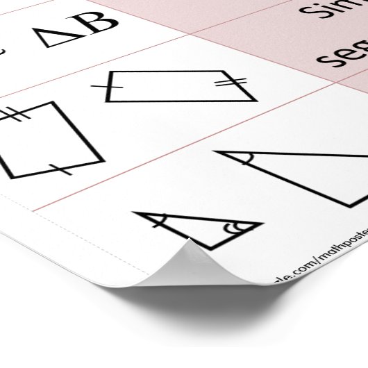 Basis Geometriesymbolen Grafiek 12 x 32-inch Poste Poster (Hoek)