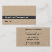 Basis, gewoon en menselijk Visitekaartje (Voorkant / Achterkant)