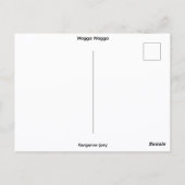 Basis halfglans ansichtkaart briefkaart (Achterkant)