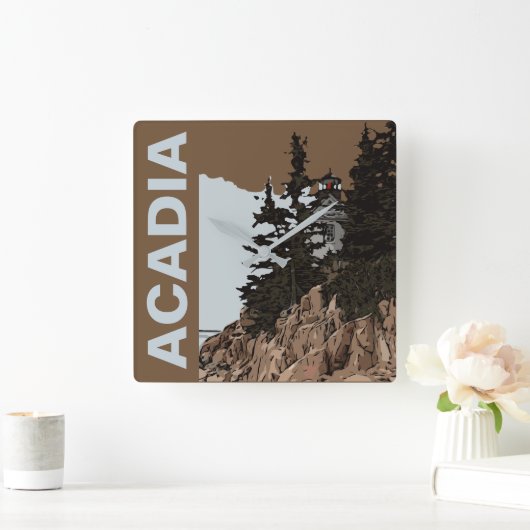 BASIS HARBOR HEAD VIERKANTE KLOK (Huis)