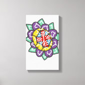 Basis heilige mandala canvas afdruk (Voorkant)