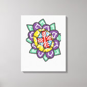 Basis heilige mandala canvas afdruk (Voorkant)