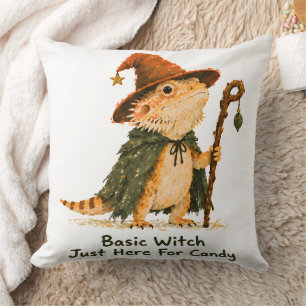 Basis Heks Alleen Hier Voor Snoep Baardagaam Kussen