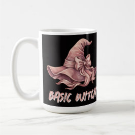 Basis Heks Coquette Pastel Roze Heksenhoed Strik Koffiemok