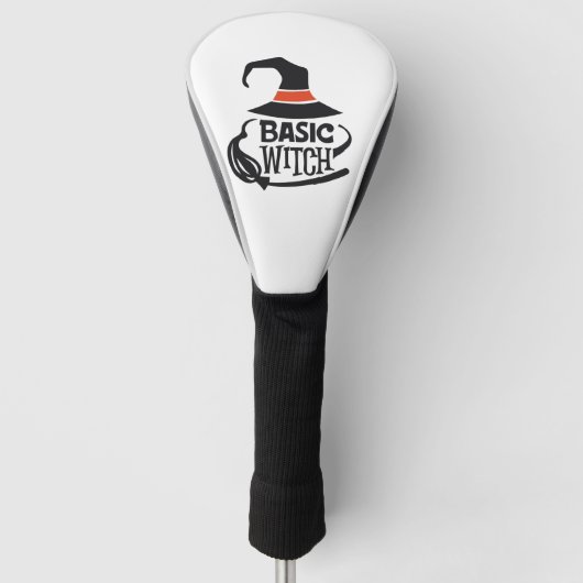 Basis Heks - Halloween Golfheadcover (Voorkant)