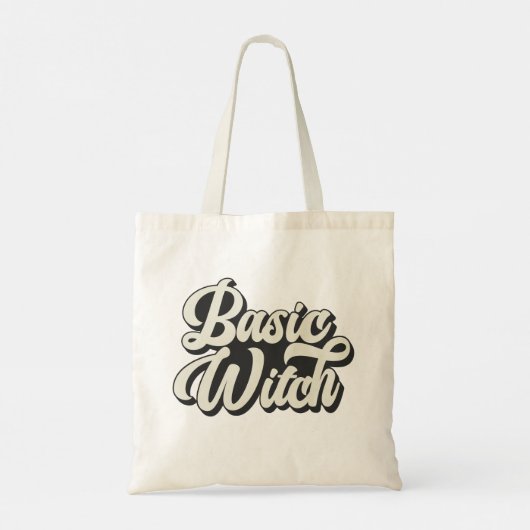 Basis heks retro stijl tote bag (Achterkant)