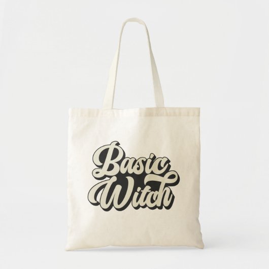 Basis heks retro stijl tote bag (Voorkant)