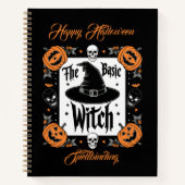 Basis Heksen Receptenboek Halloween Kook Magie Notitieboek (Voorkant)