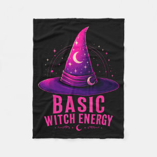 Basis heksenenergie halloween grafisch ontwerp gra fleece deken