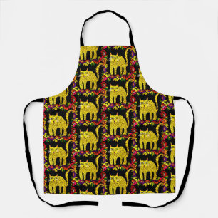 Basis het Kat Pattern Apron Schort