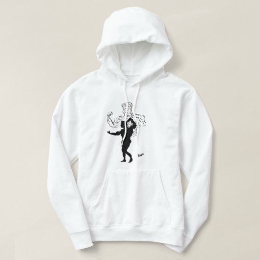 Basis Hooded Sweatshirt: Lichaam Bouwer Hoodie (Design voorkant)