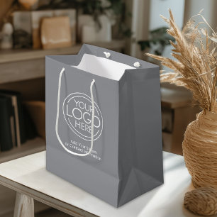 Basis Kantoor Zakelijk Logo met Contactgegevens Medium Cadeauzakje