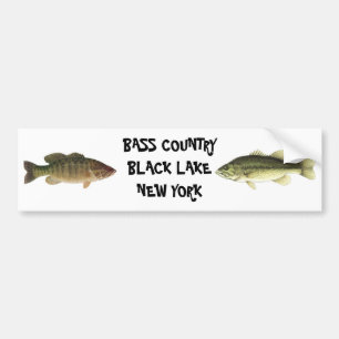 BASIS LAND ZWARTE LAKE NEW YORK BUMPERSTICKER