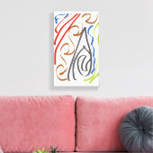 Basis lint kunst door RRW 2026 Canvas Afdruk (Insitu (Woonkamer))