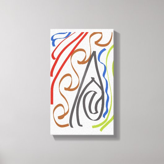 Basis lint kunst door RRW 2026 Canvas Afdruk (Voorkant)
