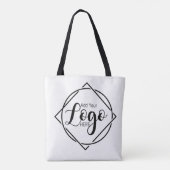 Basis Logo Aangepaste Zakelijke Boodschappentas | Tote Bag (Achterkant)