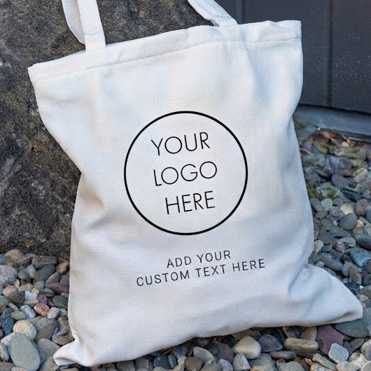 Basis Logo Aangepaste Zakelijke Mode Winkel Boodsc Tote Bag