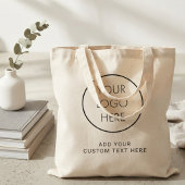 Basis Logo Aangepaste Zakelijke Mode Winkel Boodsc Tote Bag