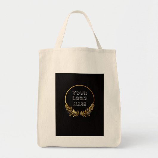 Basis Logo Aangepaste Zakelijke Tote Bag (Voorkant)
