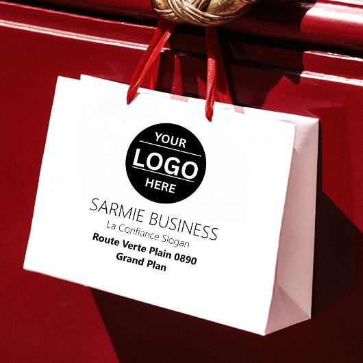 Basis Logo Custom Tas, Zakelijke of Winkel Boodsch Groot Cadeauzakje