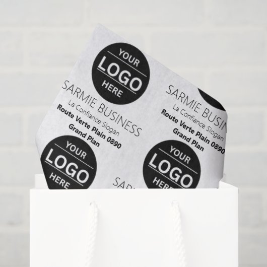 Basis Logo Custom Tas, Zakelijke of Winkel Boodsch Tissuepapier (Cadeauzakje)