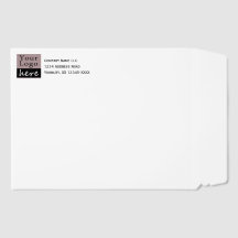 Basis Logo QR Code Zakelijke Envelope Mailers