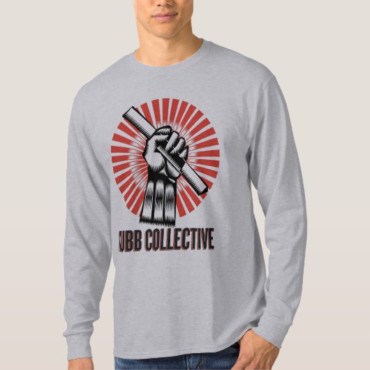 Basis Mannen Kubb Lange hoes t-shirt (Voorkant)