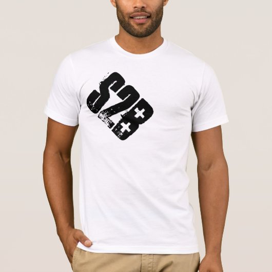 basis - mannen t-shirt met grote s2b-logo (Voorkant)