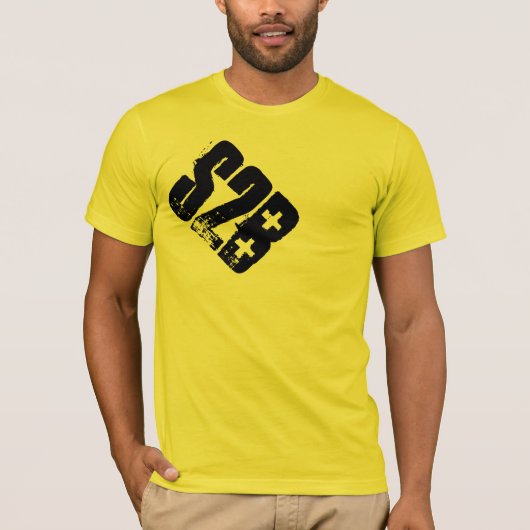 basis - mannen t-shirt met grote s2b-logo (Voorkant)