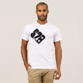 basis - mannen t-shirt met grote s2b-logo (Voorkant volledig)