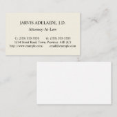 Basis, minimaal en gewoon Visitekaartje (Voorkant / Achterkant)