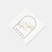 Basis Minimaal Script  De Nacht Voor Servetten (Hoek)