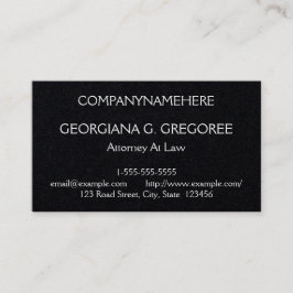 Basis, minimaal Visitekaartje