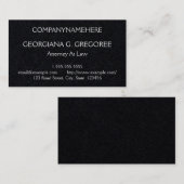 Basis, minimaal Visitekaartje (Voorkant / Achterkant)