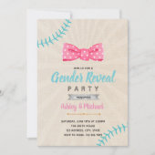 Basis- of booggeslacht onthullen uitnodiging (Voorkant)