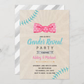 Basis- of booggeslacht onthullen uitnodiging (Voorkant / Achterkant)