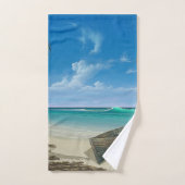 Basis Paradise Bathroom Bad Handdoek (Handdoek)