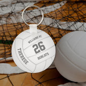 basis realistische naam van het aangepaste volleyb sleutelhanger