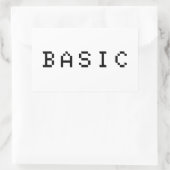 BASIS RECHTHOEKIGE STICKER (Tas)